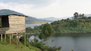 Lake Bunyonyi on a visit of Uganda and Rwanda