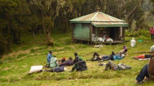 Climbing mount Rwenzori