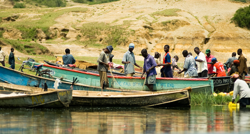 Kazinga Channel in Queen Elizabeth National Park