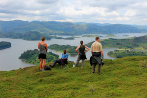 Lake Bunyonyi in Uganda