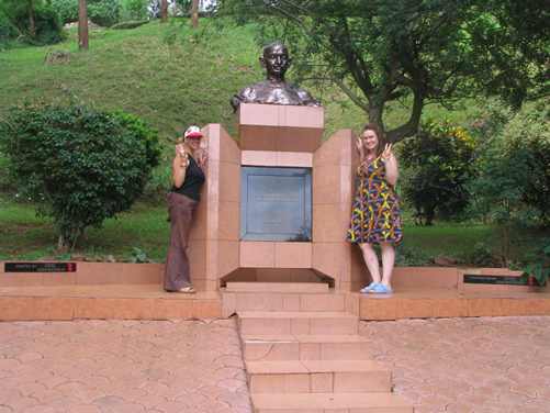 Mahatma Gandhi Monument in Jinja