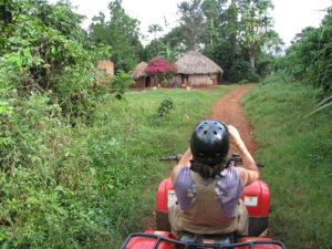 Quad biking in Jinja town