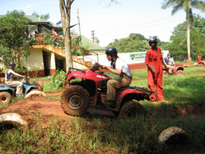 Quad biking in Uganda