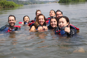 White water rafting in Jinja Uganda