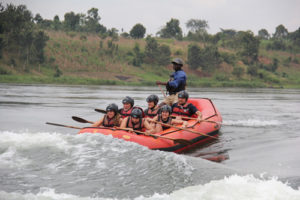 White water rafting in Jinja