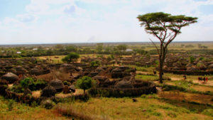 karamojong in Bokora Game Reserve