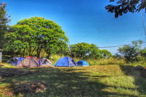 camping in Pian Upe Wildlife Reserve