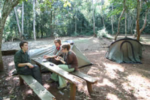 Camping in Mabira Forest