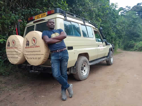 Tour Vehicle and Guide for Gorilla Trekking