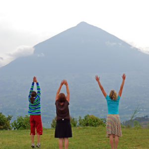 Children and gorilla trekking