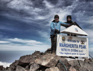 Rwenzori Mountain Peaks. Peaks of Mountain Rwenzori