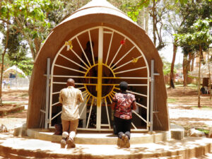 Pilgrims at the Uganda Martyrs Shrine