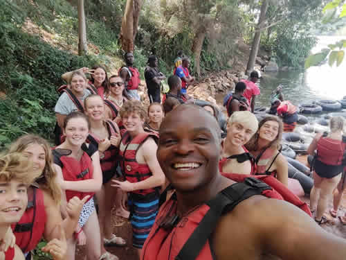 Student travel in Uganda