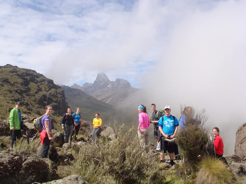 Hiking Mount Kenya