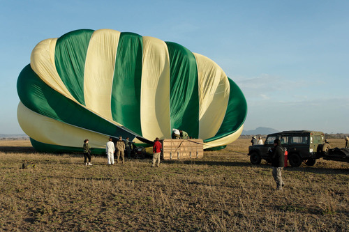 Balloon safari in Serengeti